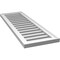 Ekena Millwork Vertical Surface Mount PVC Gable Vent: Functional, w/ 2"W x 1-1/2"P Brickmould Frame, 14"W x 42"H GVPVE14X4202SF - alternate 3